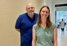 Enhancing local care for women Associate Professor Tobias (Toby) Angstmann, local Obstetri- cian and Gynaecologist and Colette McGuinness, Dhelkaya Health’s Sexual and Reproductive Health Nurse and Midwife.